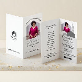 Professionell Real Gods Agent Photo & Services Visitkort