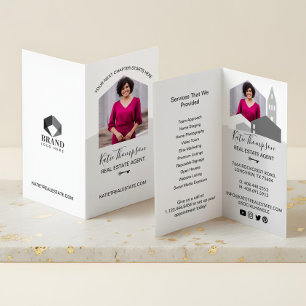 Professionell Real Gods Agent Photo & Services Visitkort