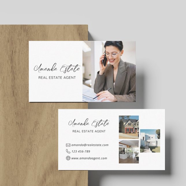 Professionell Real Gods Agent Photo Visitkort (Skapare uppladdad)