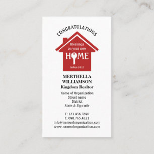 Professionell REAL GODS AGENT Realtor Visitkort