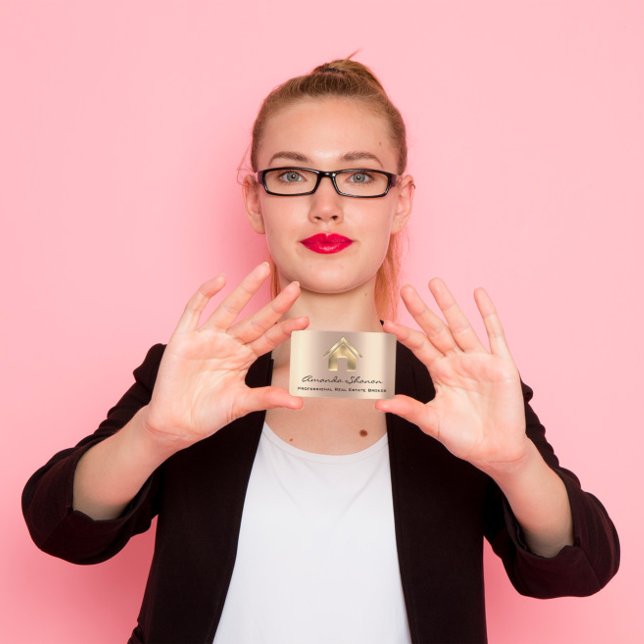 Professionell Real Gods Broker Agent Ro QR Visitkort (Skapare uppladdad)