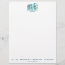 Professionell Real Gods Letterhead Brevhuvud