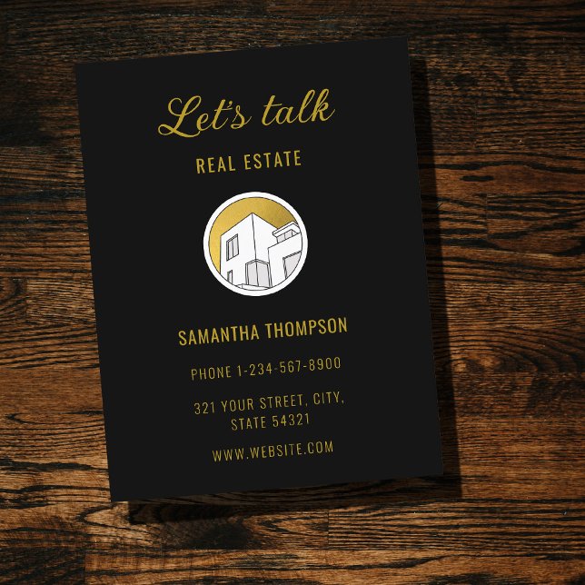 Professionell Real Gods Marknadsföring Logotyp Pos Helg Vykort (Professional Real Estate Marketing Logo Postcard)