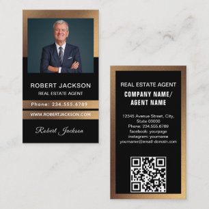professionell real gods-realtorskkod för lägg till visitkort