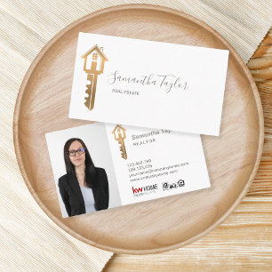 Professionell Realtor Real Gods Lägg till bild Nyc Visitkort