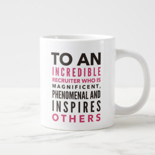 Professionell Recruiter Mugg Jumbo Mugg