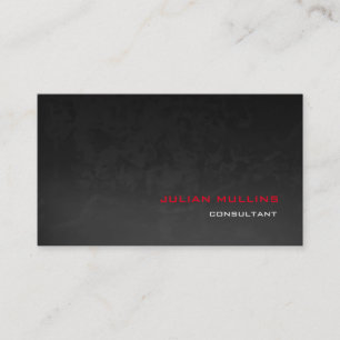 Professionell Red Grått Mönster Modern Elegant Visitkort
