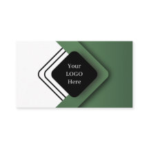Professionell ren modern grön minimalistisk design