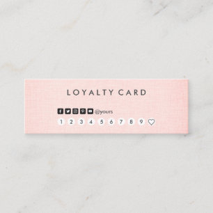 Professionell Rengör minimalistisk linbanelån Mini Visitkort