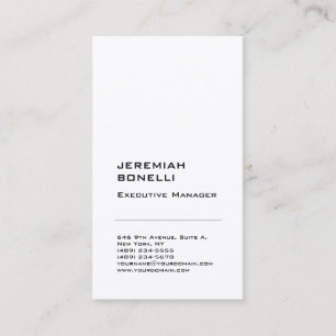 Professionell - rent minimalistisk, modern premie visitkort