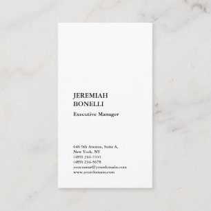 Professionell - rent minimalistisk, modern premie visitkort