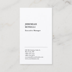 Professionell - rent minimalistisk, modern premie visitkort