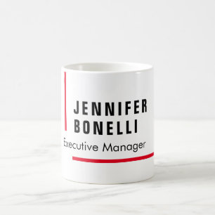 Professionell rent minimalistiskt modernt trendig kaffemugg