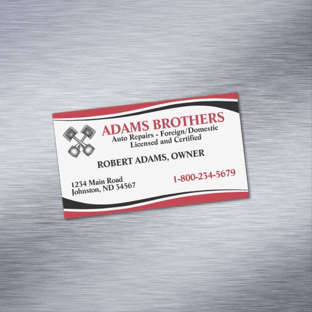 Professionell Reparera magnetAffärskort automatisk Magnetiska Visitkort (In Situ)