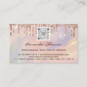 Professionell Ro Flowers Drift QRCODE Logotyp Busi Visitkort