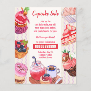 Professionell Roligt Baking Bake Sale Anpassningsb Flygblad