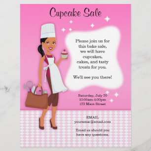 Professionell Roligt Baking Bake Sale Anpassningsb Reklamblad