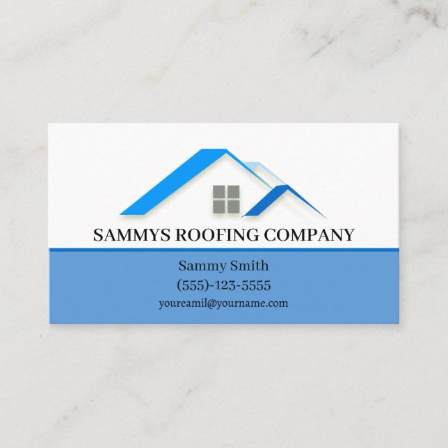 Professionell Roofer ConTRAR Service Visitkort (Framsida)