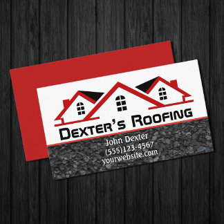 Professionell Roofing Company Construction Visitkort