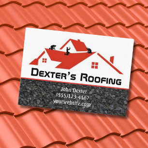 Professionell Roofing Company Construction Visitkort
