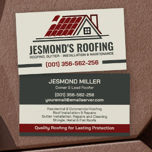 Professionell Roofing Services - Tofer Visitkort