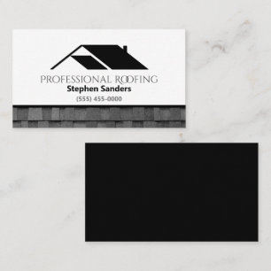 Professionell Roofing Shingles Construction Visitkort