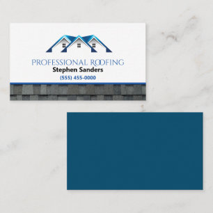 Professionell Roofing Shingles Construction Visitkort