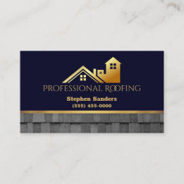 Professionell Roofing Shingles Construction Visitkort