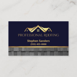Professionell Roofing Shingles Construction Visitkort