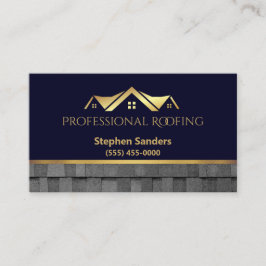 Professionell Roofing Shingles Construction Visitkort