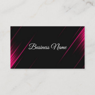 Professionell Rosa & Black Calligraphy Consultant Visitkort