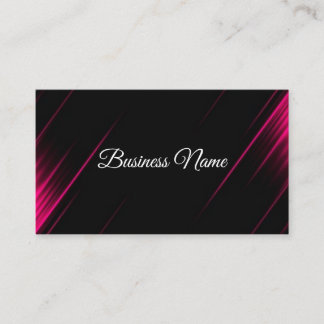 Professionell Rosa & Black Calligraphy Consultant Visitkort