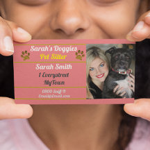 Professionell Rosa Dog Walker Pet Sitter