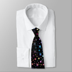 Professionell Rosa Lila Blue Stars Black Slips