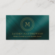 Professionell Round Ram Monogram Emerald Grönt