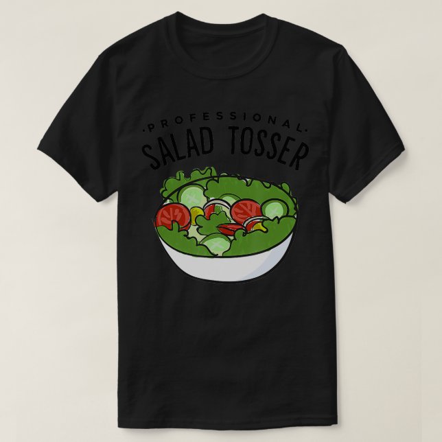 Professionell Salad Tosser T Shirt (Design framsida)