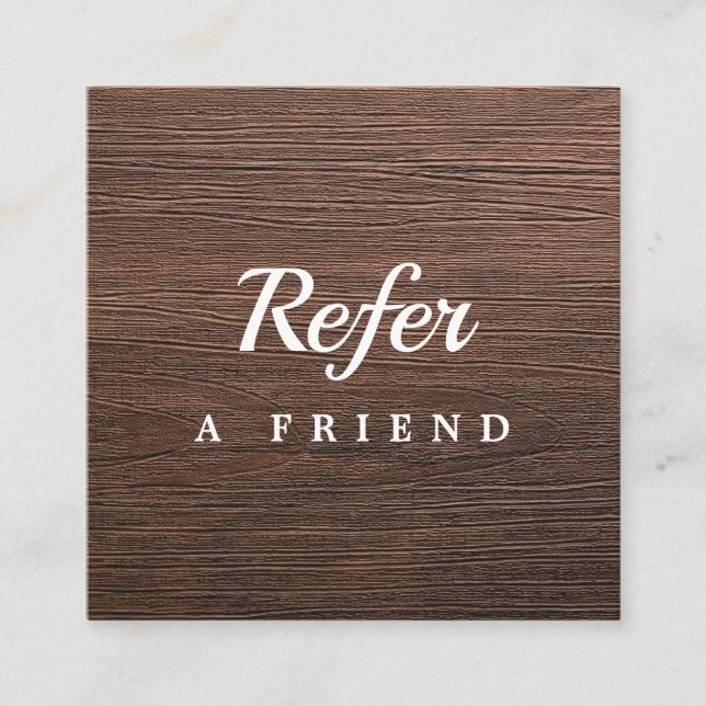 Professionell salong & spa-referenskort | Redigerb Rabattkort (Framsida)