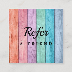 Professionell salong & spa-referenskort Redigerb Rabattkort