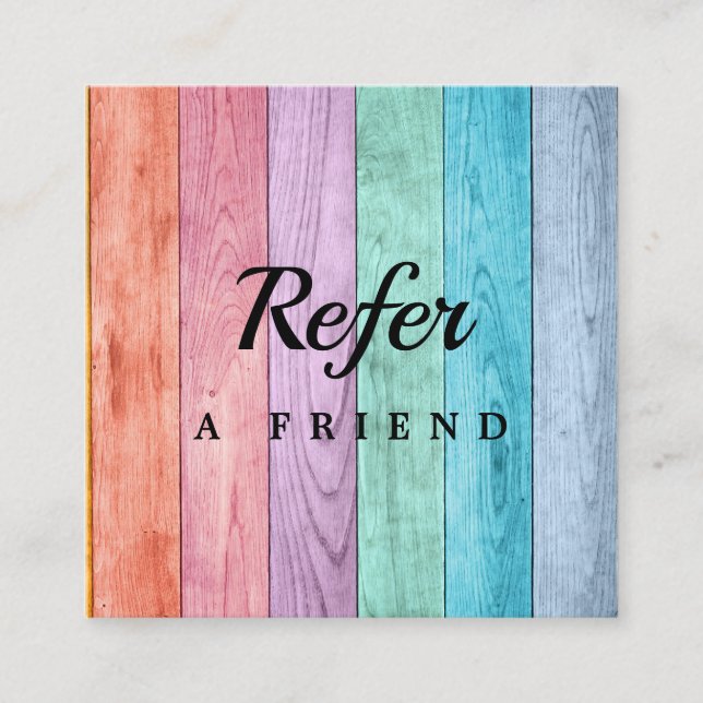 Professionell salong & spa-referenskort | Redigerb Rabattkort (Framsida)