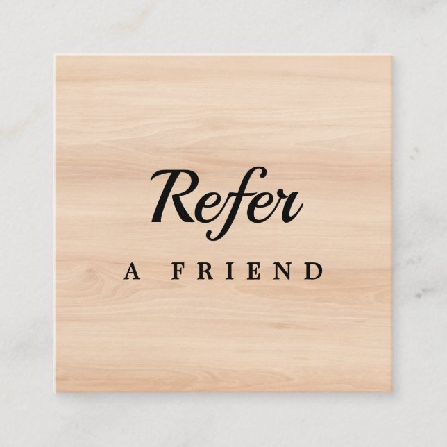 Professionell salong & spa-referenskort | Redigerb Rabattkort (Framsida)