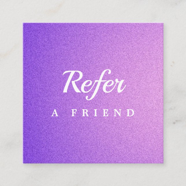 Professionell salong & spa-referenskort | Redigerb Rabattkort (Framsida)
