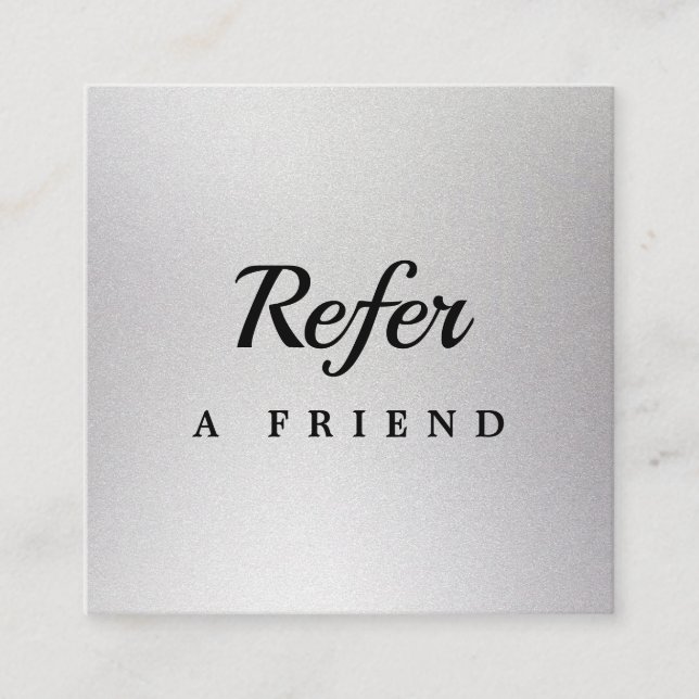 Professionell salong & spa-referenskort | Redigerb Rabattkort (Framsida)