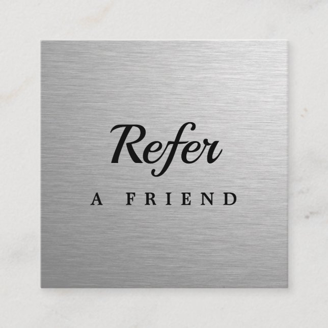 Professionell salong & spa-referenskort | Redigerb Rabattkort (Framsida)
