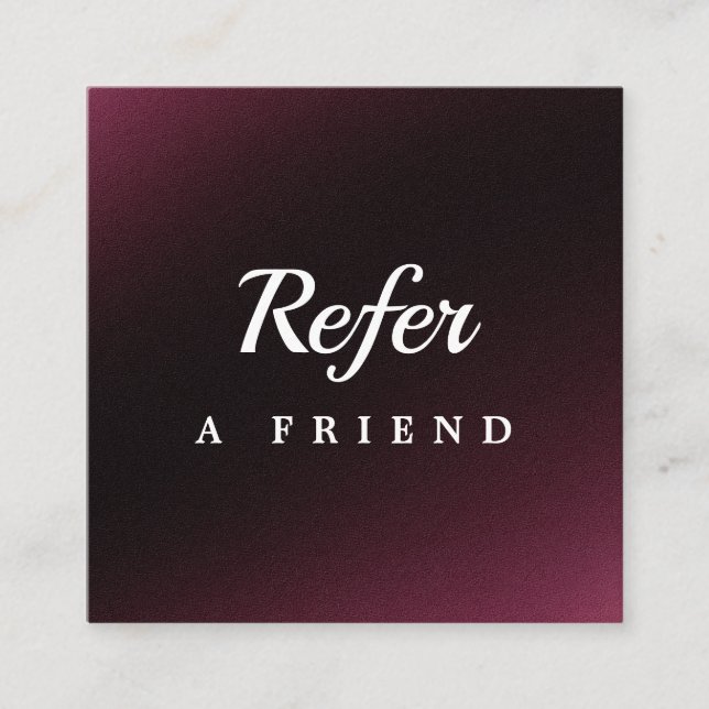 Professionell salong & spa-referenskort | Redigerb Rabattkort (Framsida)