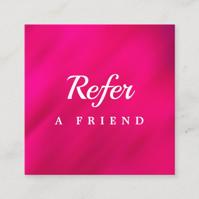 Professionell salong & spa-referenskort | Redigerb Rabattkort (Framsida)