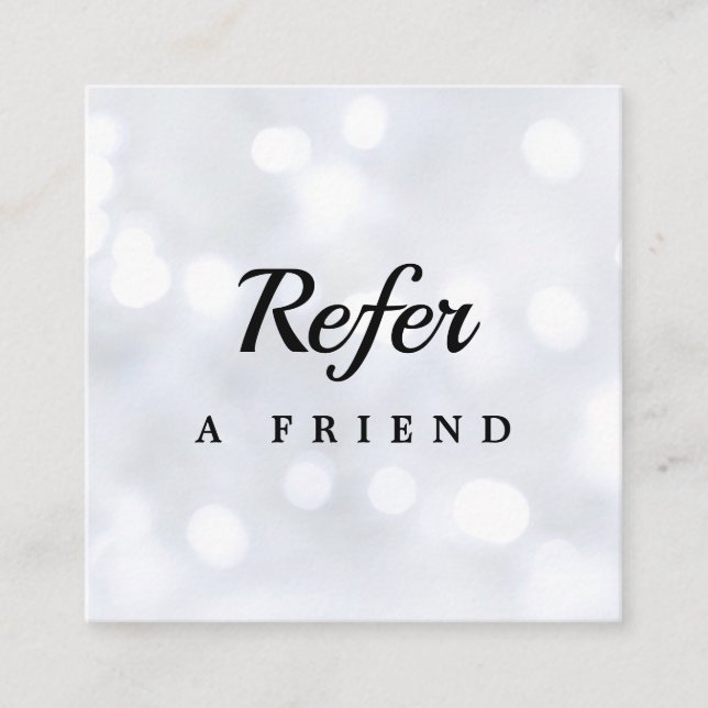 Professionell salong & spa-referenskort | Redigerb Rabattkort (Framsida)