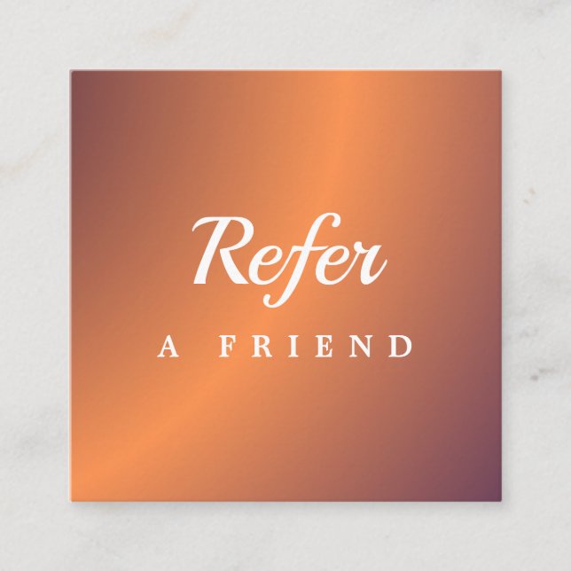 Professionell salong & spa-referenskort | Redigerb Rabattkort (Framsida)