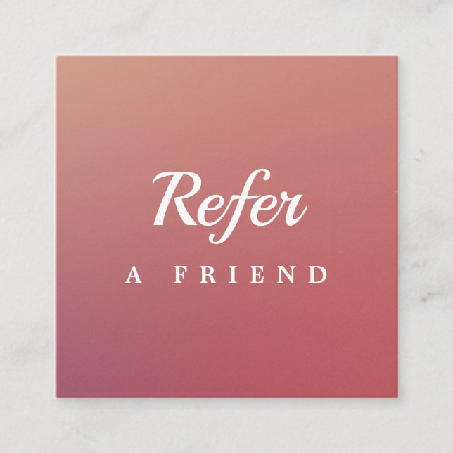 Professionell salong & spa-referenskort | Redigerb Rabattkort (Framsida)