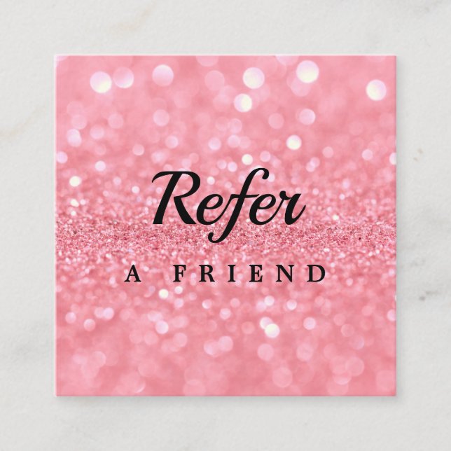 Professionell salong & spa-referenskort | Redigerb Rabattkort (Framsida)