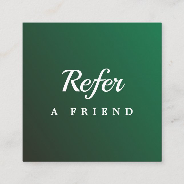 Professionell salong & spa-referralkort | Redigerb Rabattkort (Framsida)